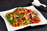 豆豉炒腊肉
