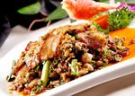 豆豉盐菜炒腊肉