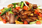 尖椒炒腊肉
