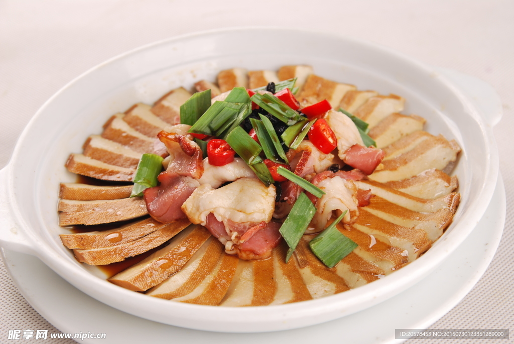 酱椒腊肉香干