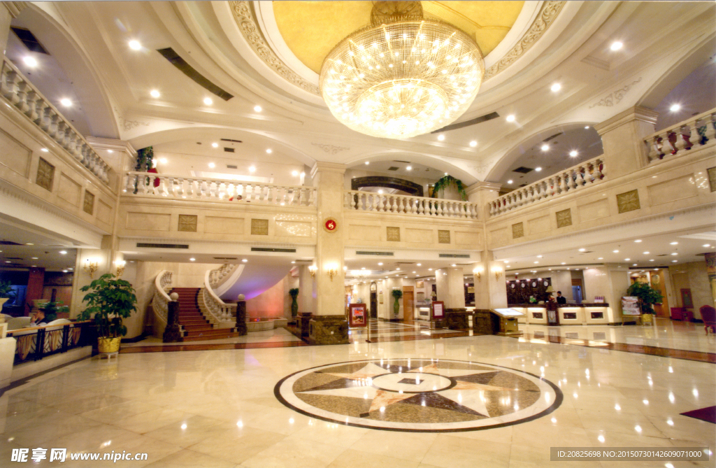 酒店大堂图片