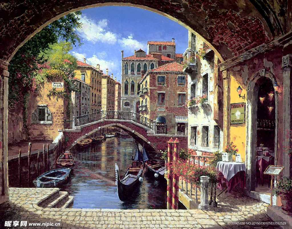 高清风景绘画