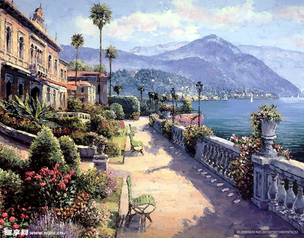 高清风景绘画