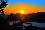 湘湖日出