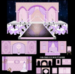 欧式粉紫色主题婚礼设计