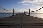 大海边栈桥码头海阔天空