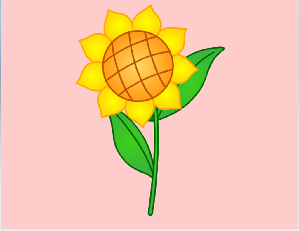 金色向日葵flash植物动画