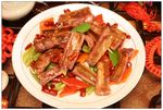 干煸香熏排骨
