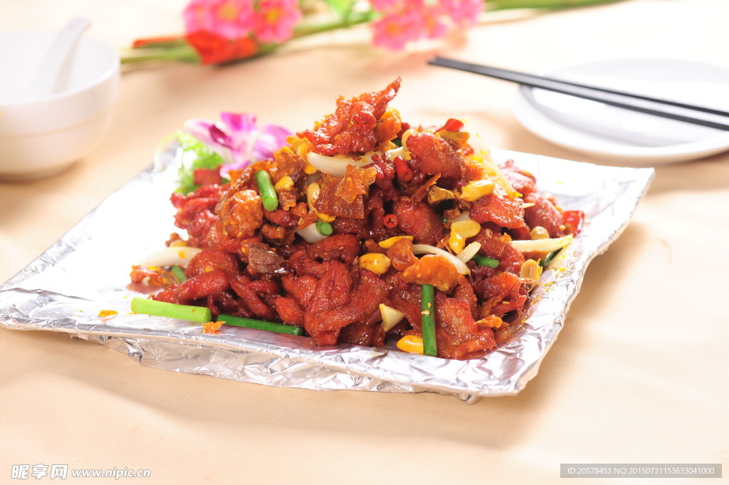 开包蒜香肉