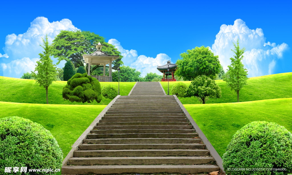 韩式自然背景