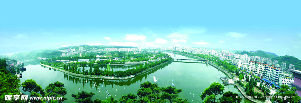 夷陵区小溪塔全景图