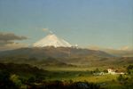 平原风景油画