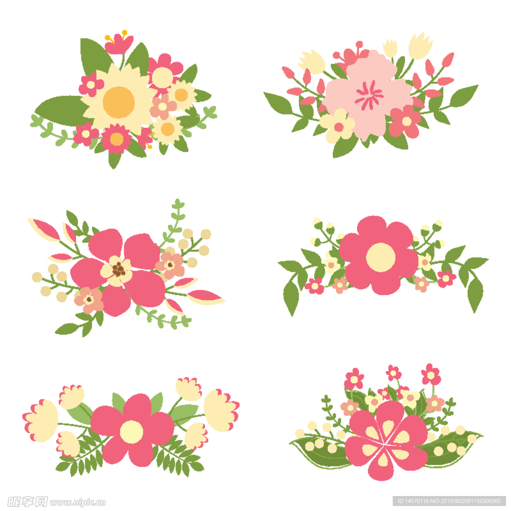 花 插画 源文件 喜庆 结婚