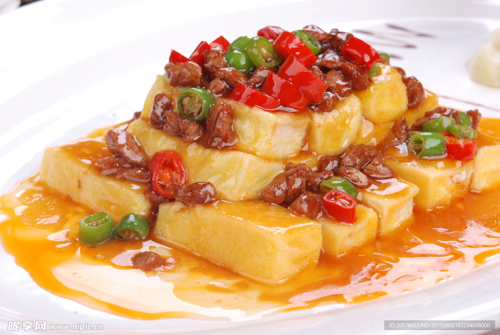 八宝脆皮豆腐