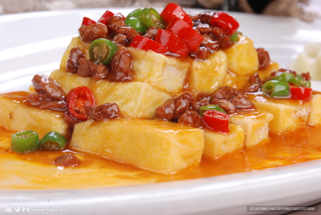 八宝脆皮豆腐