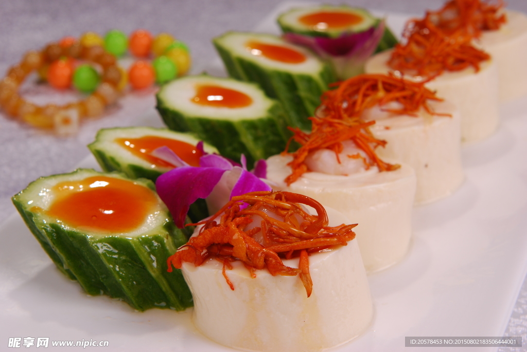 虫茸花贝子蒸豆腐