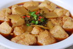 大头菜蒸油豆腐