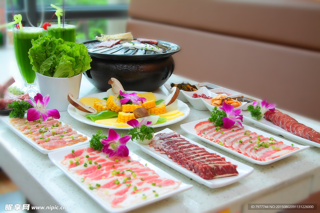 韩国烤肉 料理