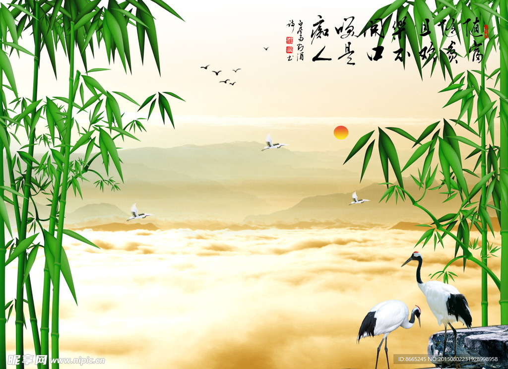 双鹤电视背景墙