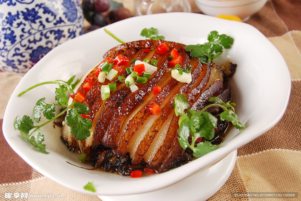 梅菜虎皮扣肉