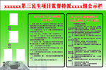 第三民生项目监督特派组公示栏