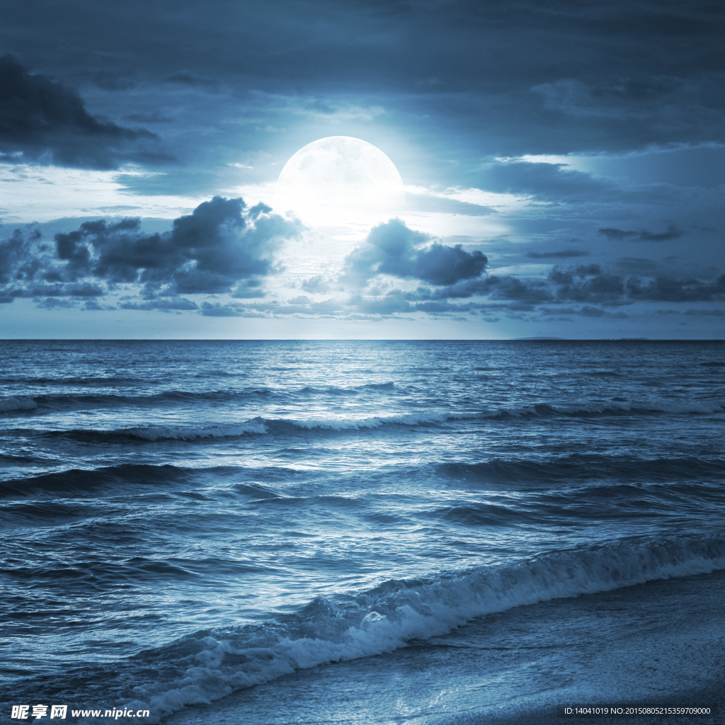 海夜光风景