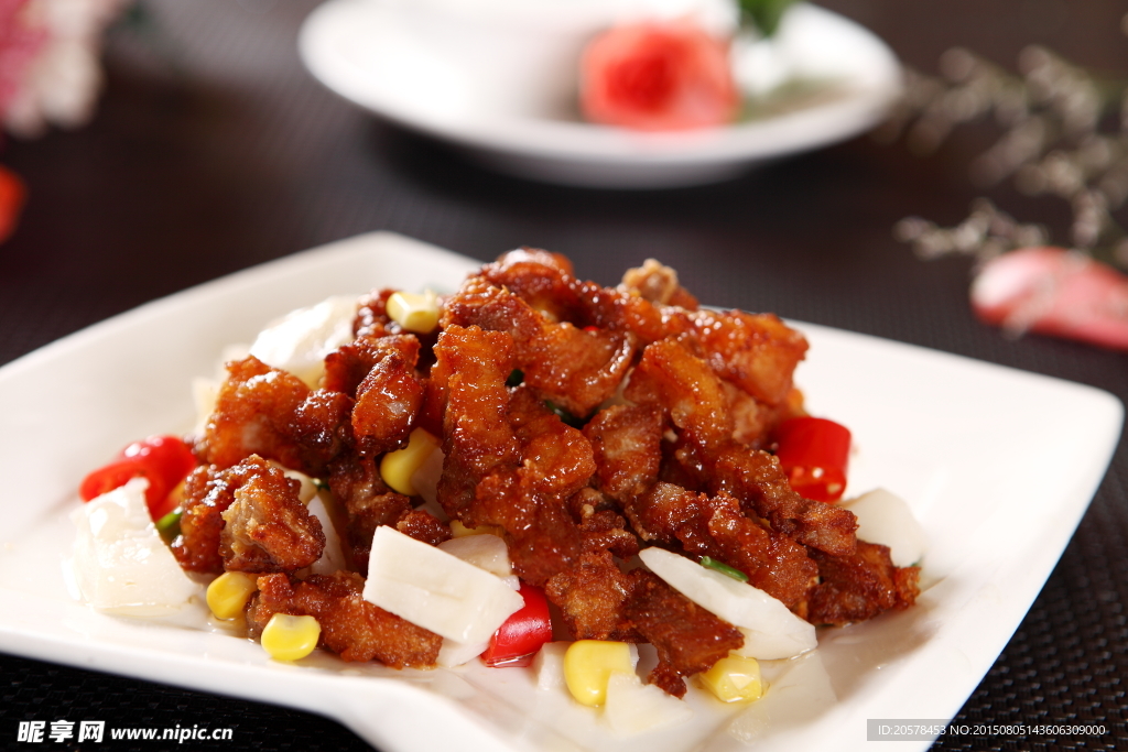 干炒五香肉