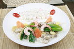 海鲜炒杂菜饭