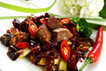 尖椒香辣牛肉