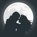 情侣夜色剪影