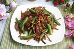杭椒茶树菇牛柳