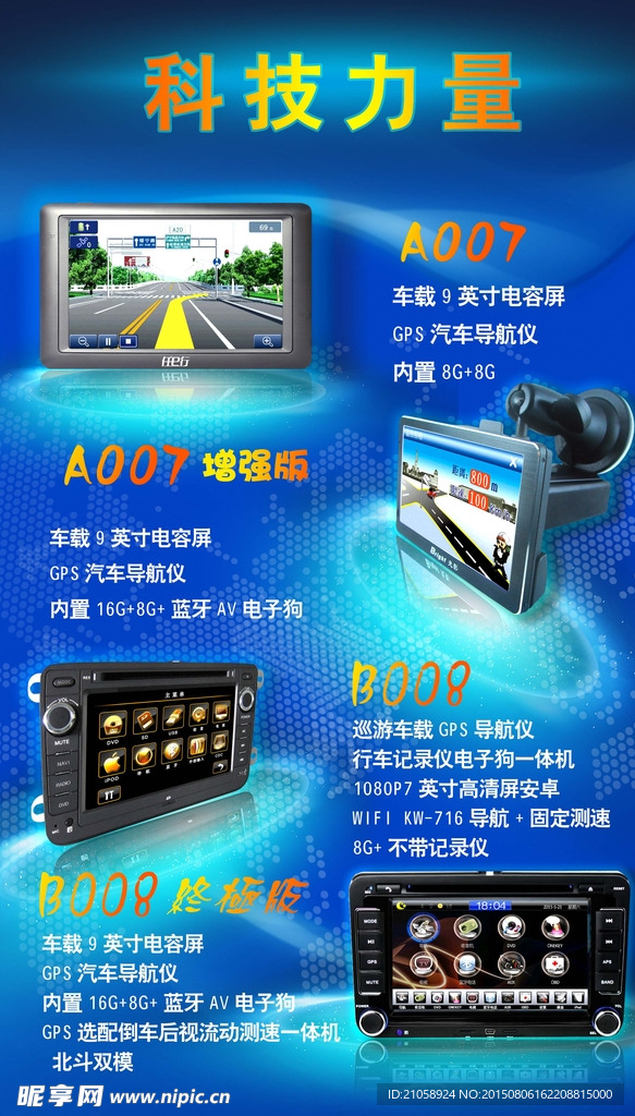 导航仪海报