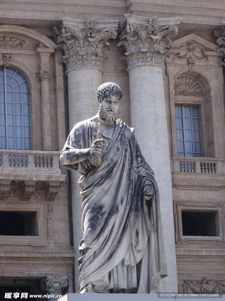 梵蒂冈圣彼得的雕像