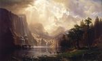 山林风景油画
