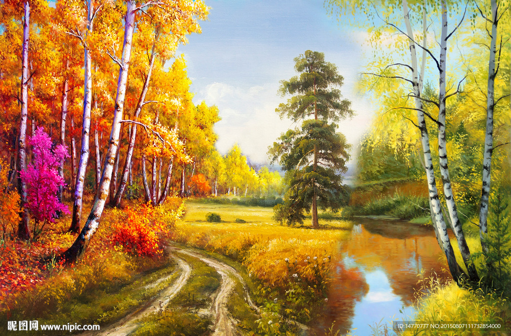 风景油画
