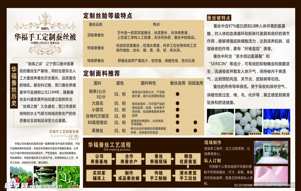 家纺蚕丝海报