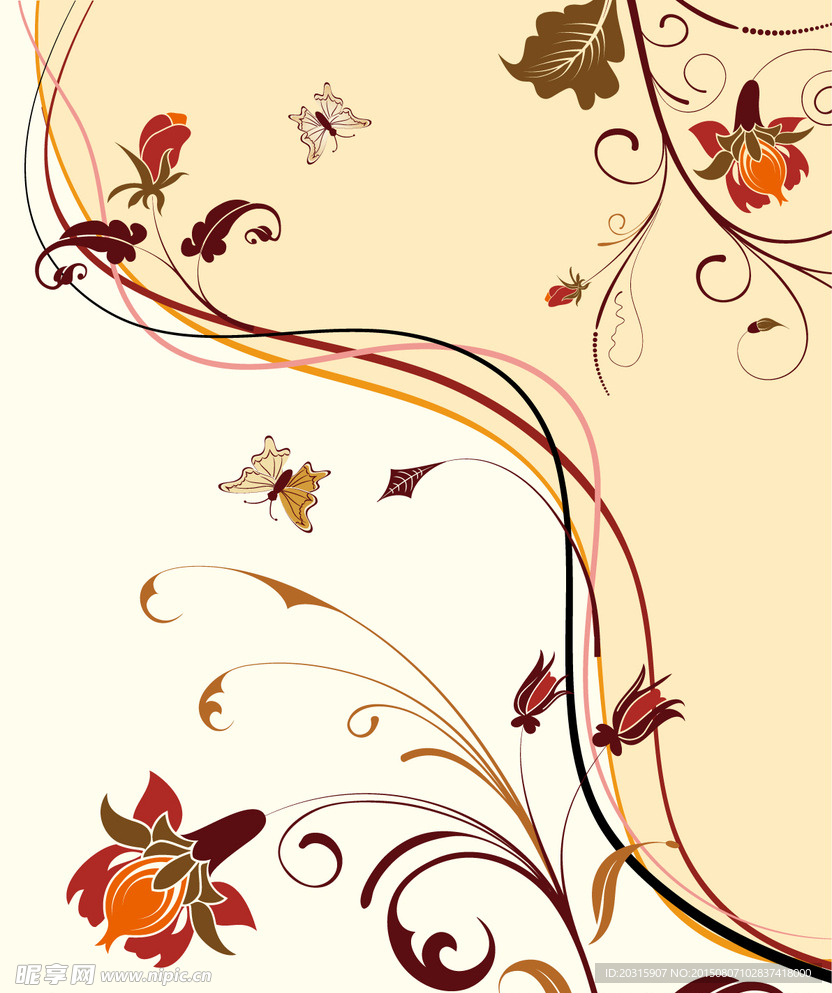 背景花纹