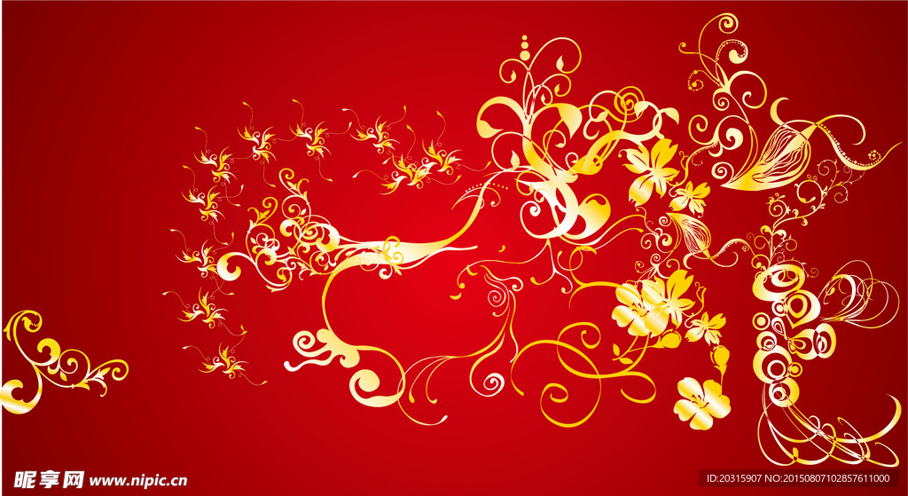 背景花纹