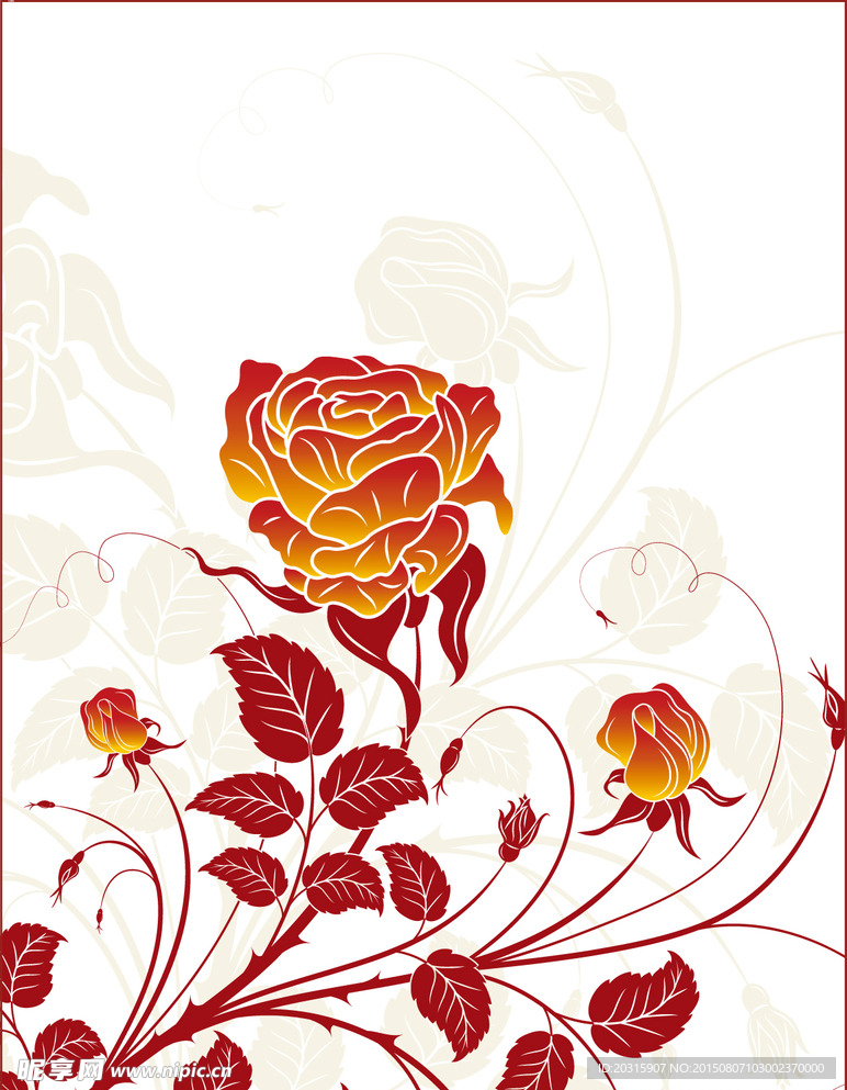 背景花纹