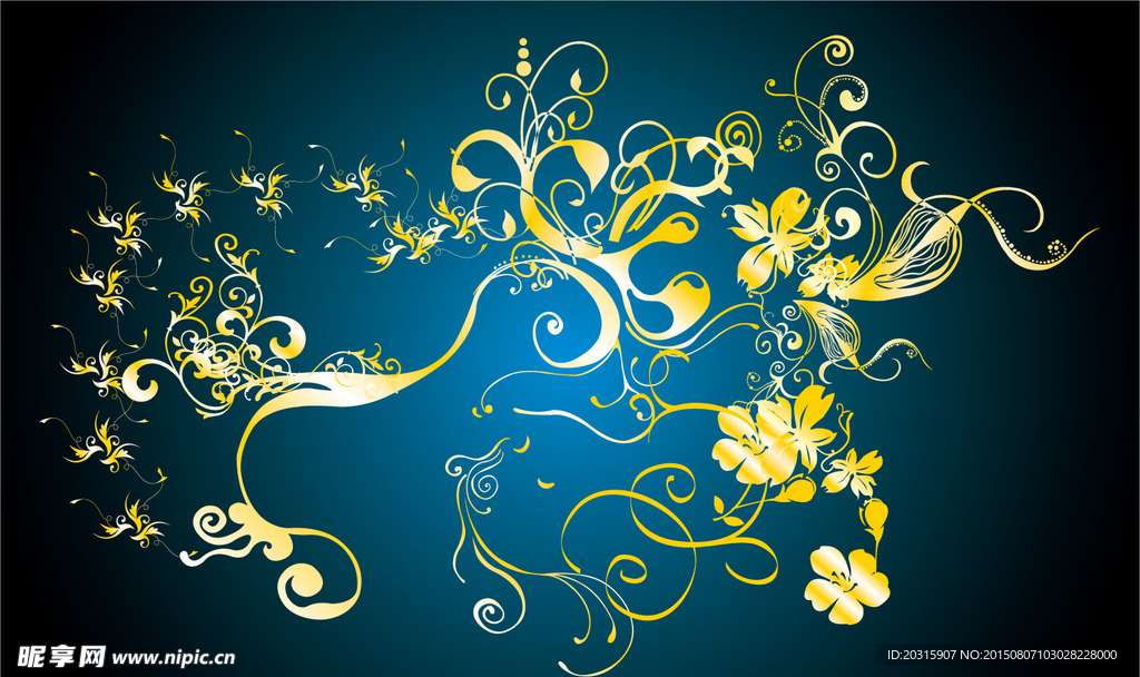 背景花纹