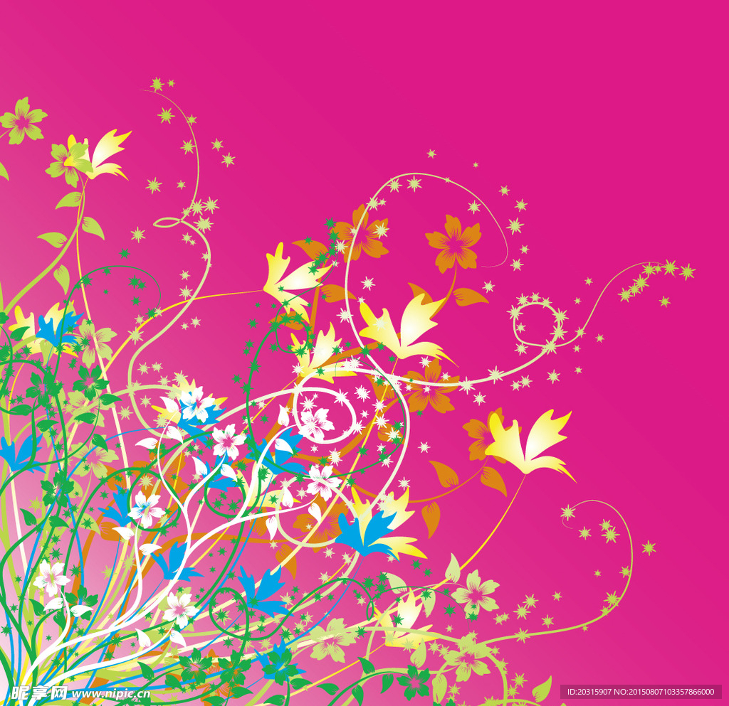 背景花纹