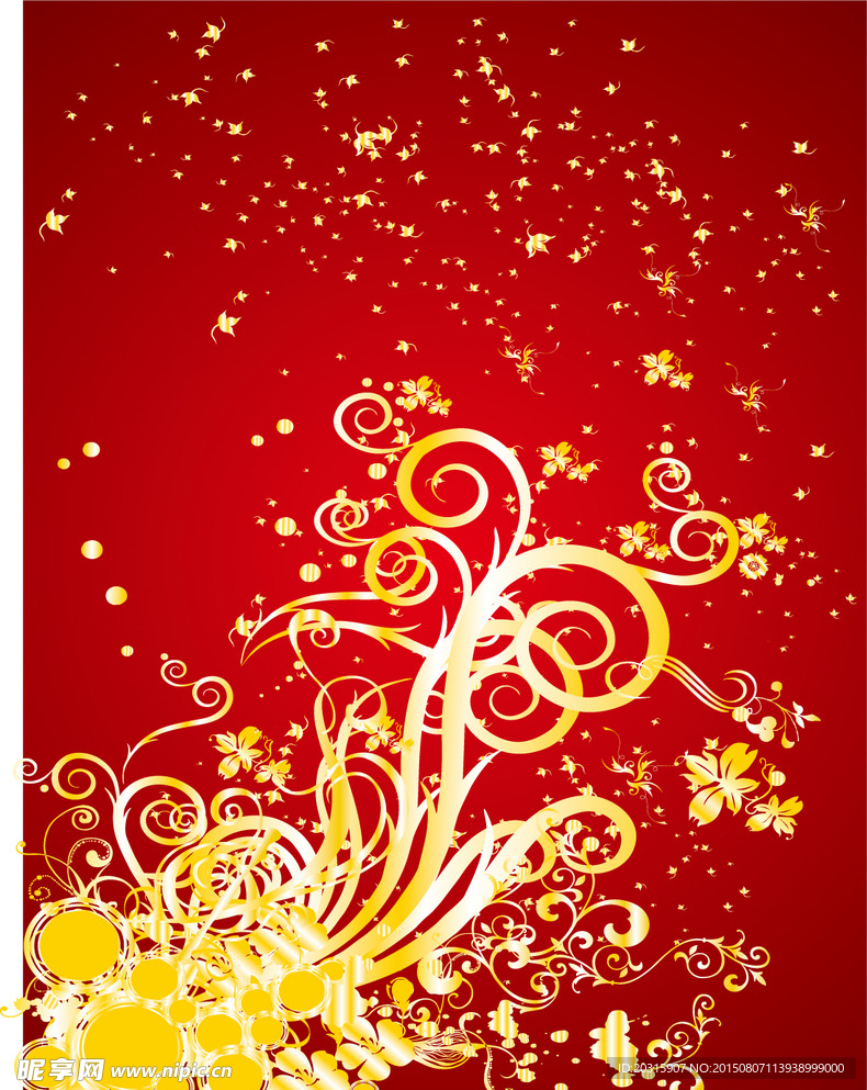 背景花纹