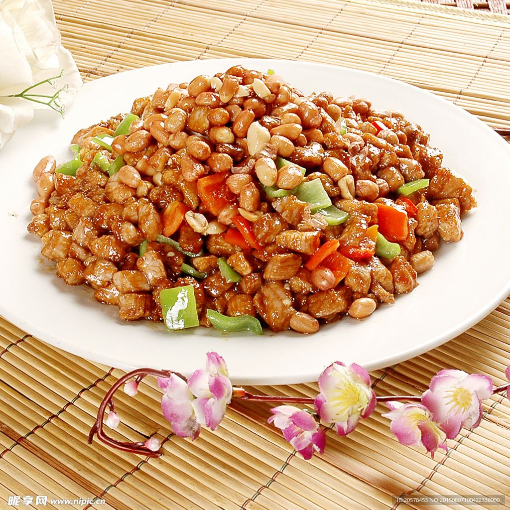 花生炒肉末