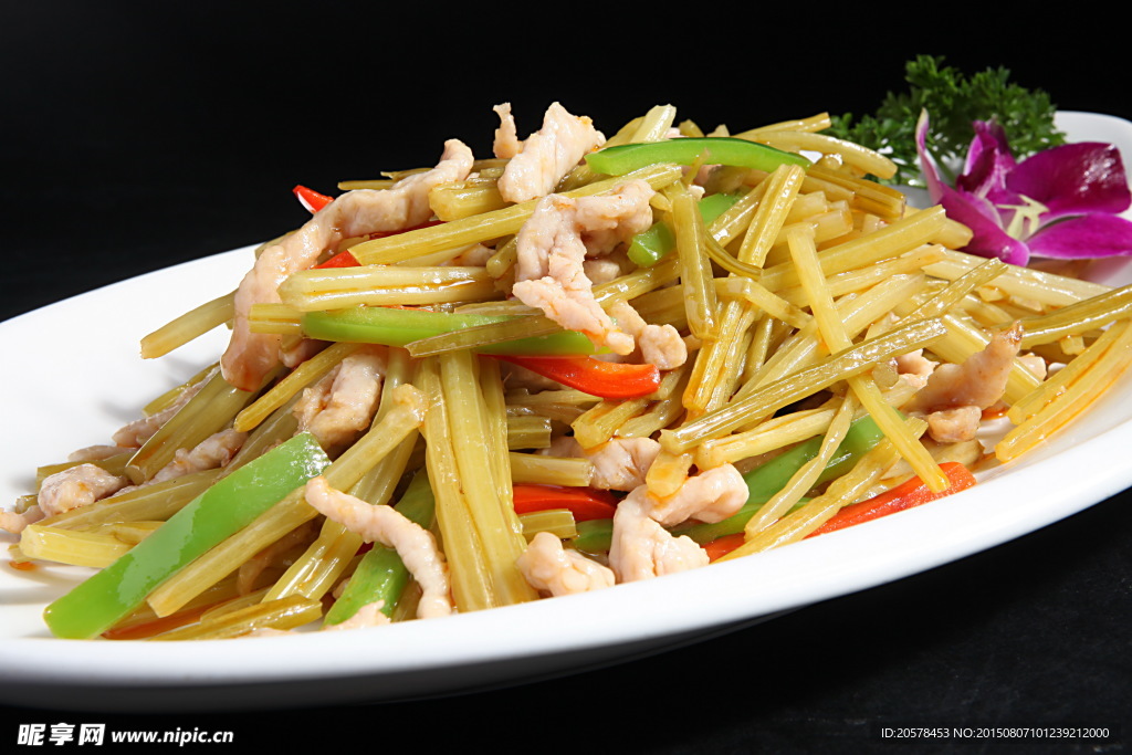 浆水菜炒肉丝