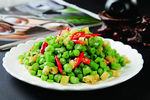双椒豆角