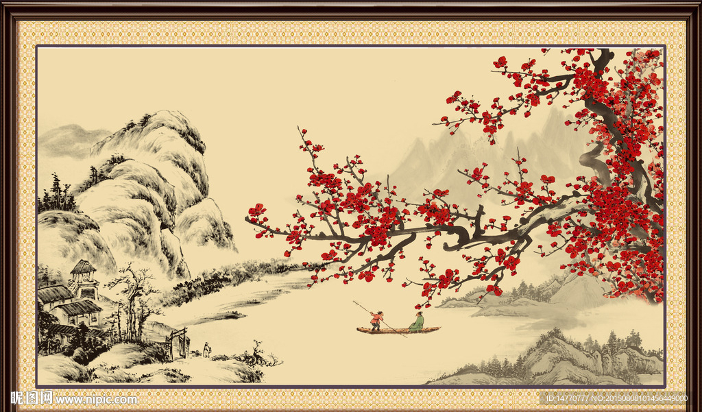 梅花装饰画