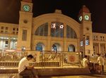 汉口火车站夜景