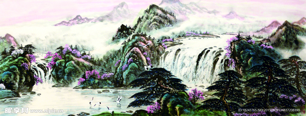 大鹤云松