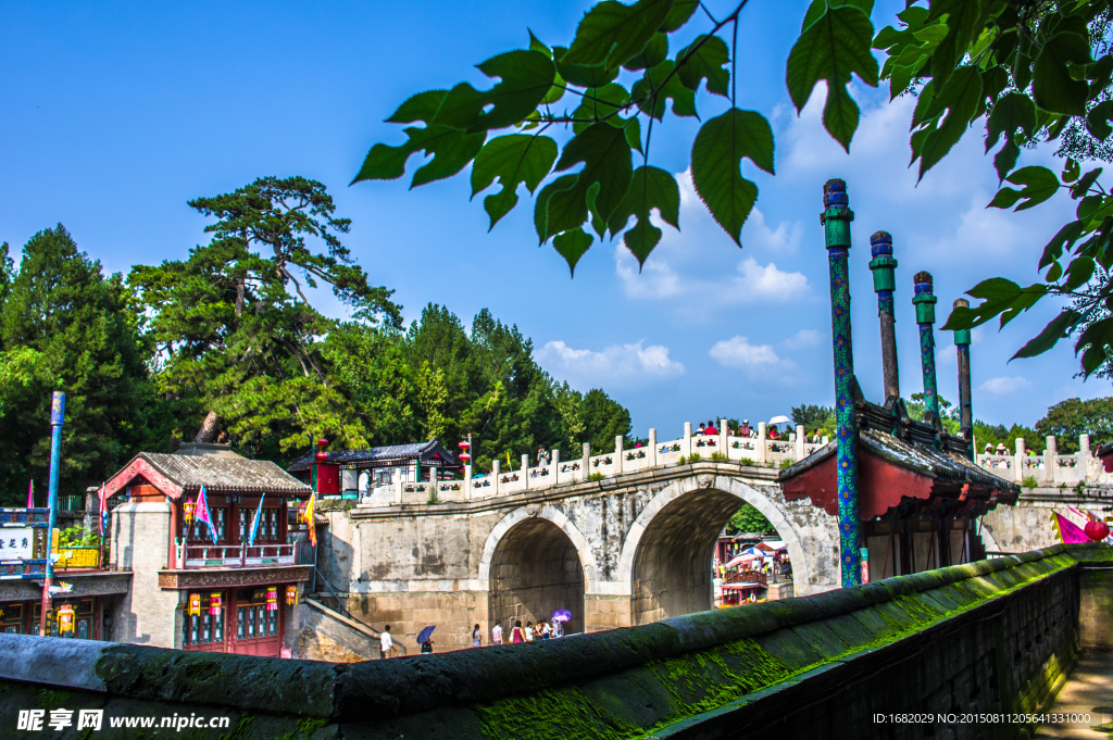 北京颐和园 风景小品