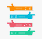 创意手臂banner矢量素材